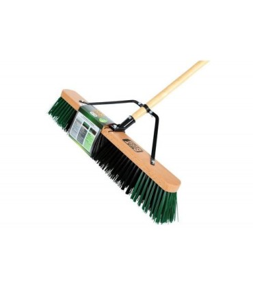 GLOBE 4066SALE: Pushbroom - Wood Block Contractor 24"w/Handle- Rough, Case: 4, Price by EA - 4066 -  - [unit price]