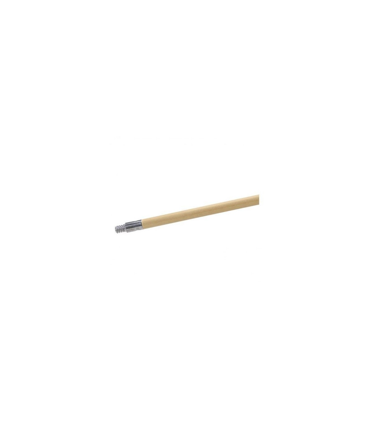 GLOBE 4089Handle - Wood 1 1/8x60" Threaded w/Metal Tip - Lacquer, Case: 12, Price by EA - 4089 -  - [unit price]