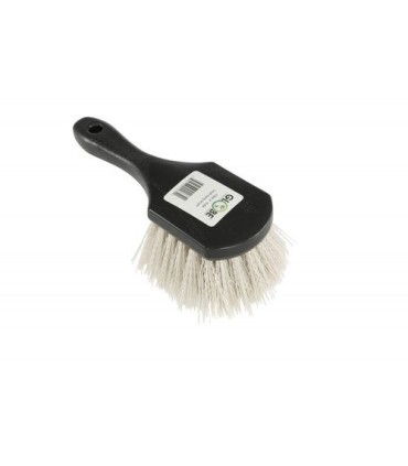 GLOBE 4100Brush - Short Handle Gong - Black/Gray - Stiff Fiber, Case: 12, Price by EA - 4100 -  - [unit price]
