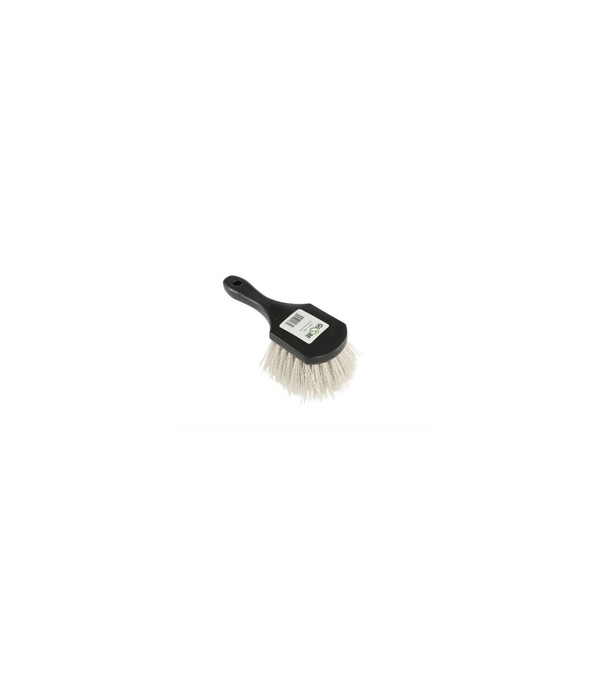 GLOBE 4100Brush - Short Handle Gong - Black/Gray - Stiff Fiber, Case: 12, Price by EA - 4100 -  - [unit price]