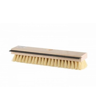 GLOBE 4253Brush-Deck Scrub Head Only w/Squeege 12"-Natural Fiber, Case: 6, Price by EA - 4253 -  - [unit price]