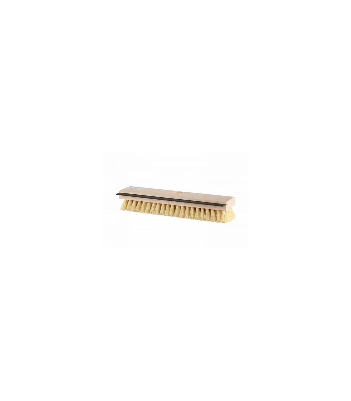 GLOBE 4253Brush-Deck Scrub Head Only w/Squeege 12"-Natural Fiber, Case: 6, Price by EA - 4253 -  - [unit price]