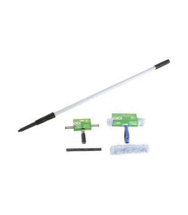 GLOBE 4467Window Care Kit - 14" Cleaning Tools w/12' Ext Pole, Case: 1, Price by EA - 4467 -  - [unit price]