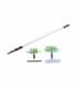 GLOBE 4468Window Care Kit - 18" Cleaning Tools w/12' Ext Pole, Case: 1, Price by EA - 4468 -  - [unit price]
