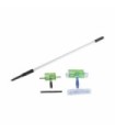 GLOBE 4468Window Care Kit - 18" Cleaning Tools w/12' Ext Pole, Case: 1, Price by EA