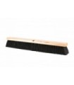 GLOBE 4555Push Broom - 24" Wood Block Head Only - Tampico, Case: 6, Price by EA