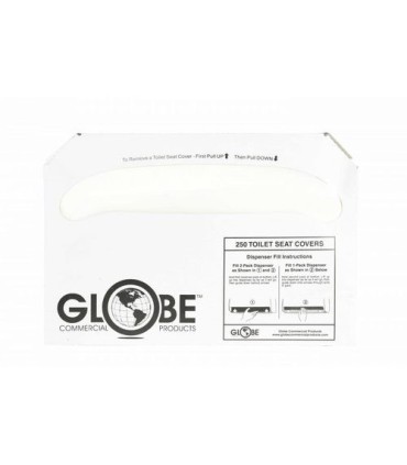 GLOBE 4610Toilet - Seat Cover Refill 2500/cs, Case: 1, Price by CS - 4610 -  - [unit price]