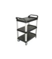 GLOBE 5001Utility Cart - Small 33x17x37" - 400lbs Cap - Black, Case: 1, Price by EA