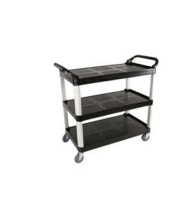 GLOBE 5002Utility Cart - Large 40x19.75x37" - 400lbs Cap - Black, Case: 1, Price by EA - 5002 -  - [unit price]