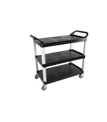 GLOBE 5002Utility Cart - Large 40x19.75x37" - 400lbs Cap - Black, Case: 1, Price by EA - 5002 -  - [unit price]