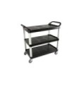 GLOBE 5002Utility Cart - Large 40x19.75x37" - 400lbs Cap - Black, Case: 1, Price by EA