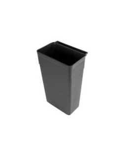 GLOBE 5003Utility Cart - Large Refuse Bin - Black, Case: 5, Price by EA - 5003 -  - [unit price]