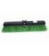 GLOBE 5055GPush Broom -18" Plastic Block Pushbroom Medium - Green, Case: 2, Price by EA - 5055G -  - [unit price]