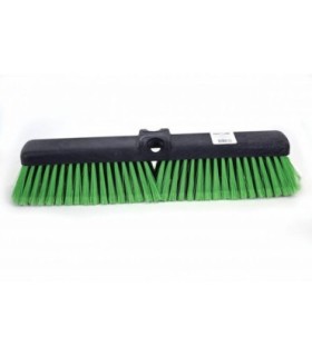 GLOBE 5055GPush Broom -18" Plastic Block Pushbroom Medium - Green, Case: 2, Price by EA - 5055G -  - [unit price]