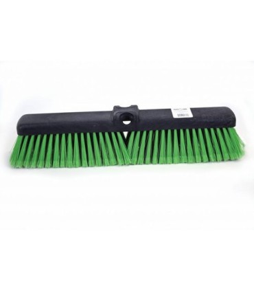GLOBE 5055GPush Broom -18" Plastic Block Pushbroom Medium - Green, Case: 2, Price by EA - 5055G -  - [unit price]