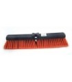 GLOBE 5055RPush Broom -18" Plastic Block Pushbroom Medium - Red, Case: 2, Price by EA