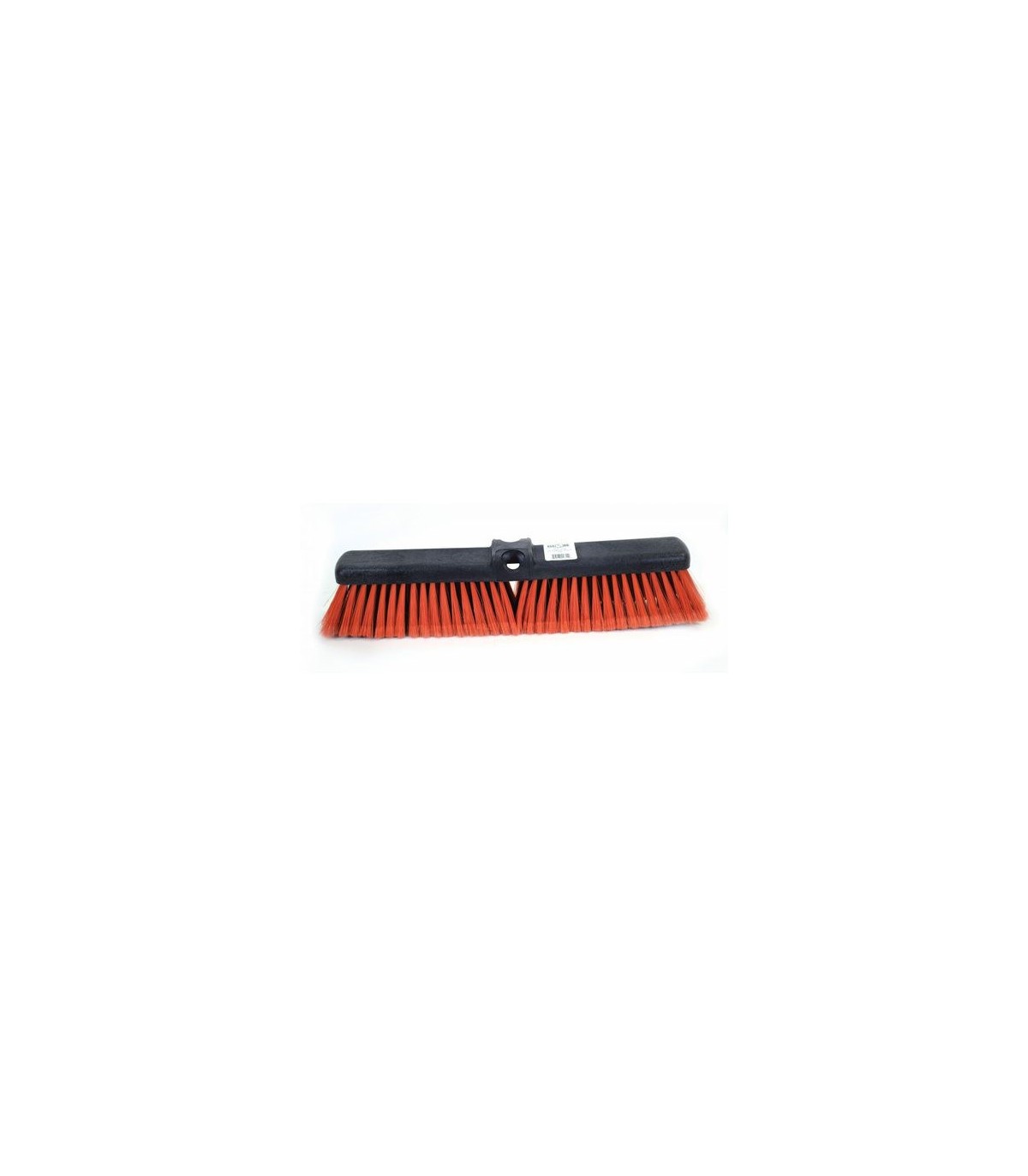 GLOBE 5055RPush Broom -18" Plastic Block Pushbroom Medium - Red, Case: 2, Price by EA - 5055R -  - [unit price]