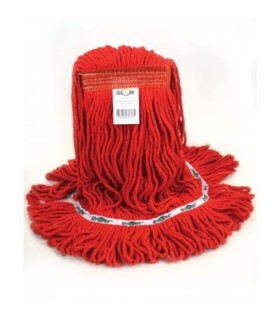 GLOBE 5091RWet Mop - Synthetic Looped End 20oz NB - Red, Case: 4, Price by CS - 5091R -  - [unit price]