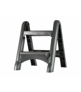 GLOBE 5251Step Stool - Folding 2-Step - Grey, Case: 2, Price by EA - 5251 -  - [unit price]