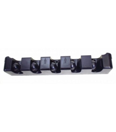 GLOBE 5700Tool Holder/Closet Organizer Fits 5 Handles - Black, Case: 1, Price by EA - 5700 -  - [unit price]