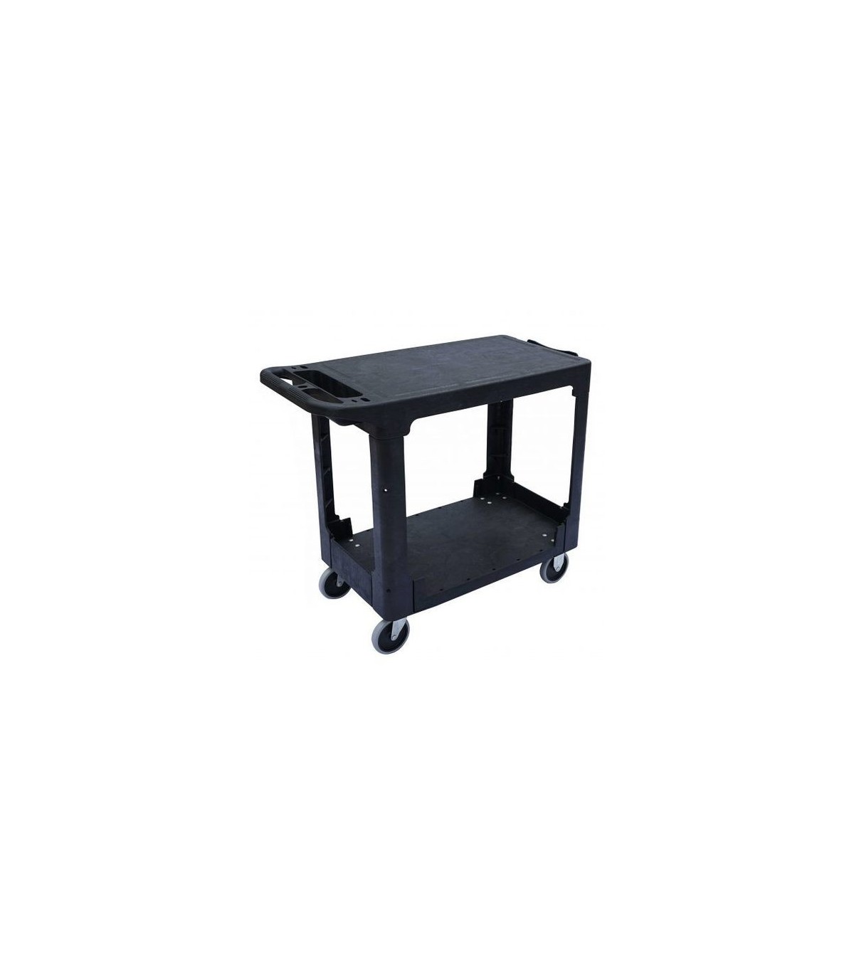 GLOBE 5900Utility Cart Flat 2-Shelf 38x18.75x32.25"-Charcoal, Case: 1, Price by EA - 5900 -  - [unit price]