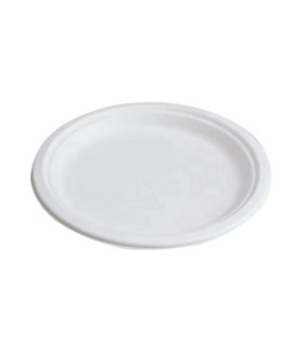 GLOBE 6022Compostable Plate - Round 9" - 50bg/10bg/cs, Case: 500, Price by CS - 6022 -  - [unit price]
