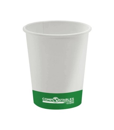 GLOBE 6056Compostable Paper Cup-SingWall H/C 20oz-50/bg/20bg/cs, Case: 1000, Price by CS - 6056 -  - [unit price]