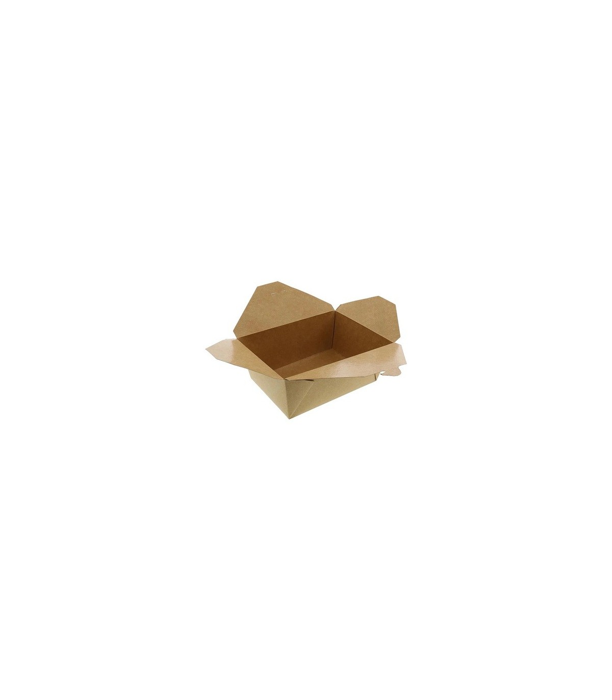 GLOBE 6062Compostable Kraft Take OutNo.3-8.25x6.5x2.5"-50bg/4bg/cs, Case: 200, Price by CS - 6062 -  - [unit price]