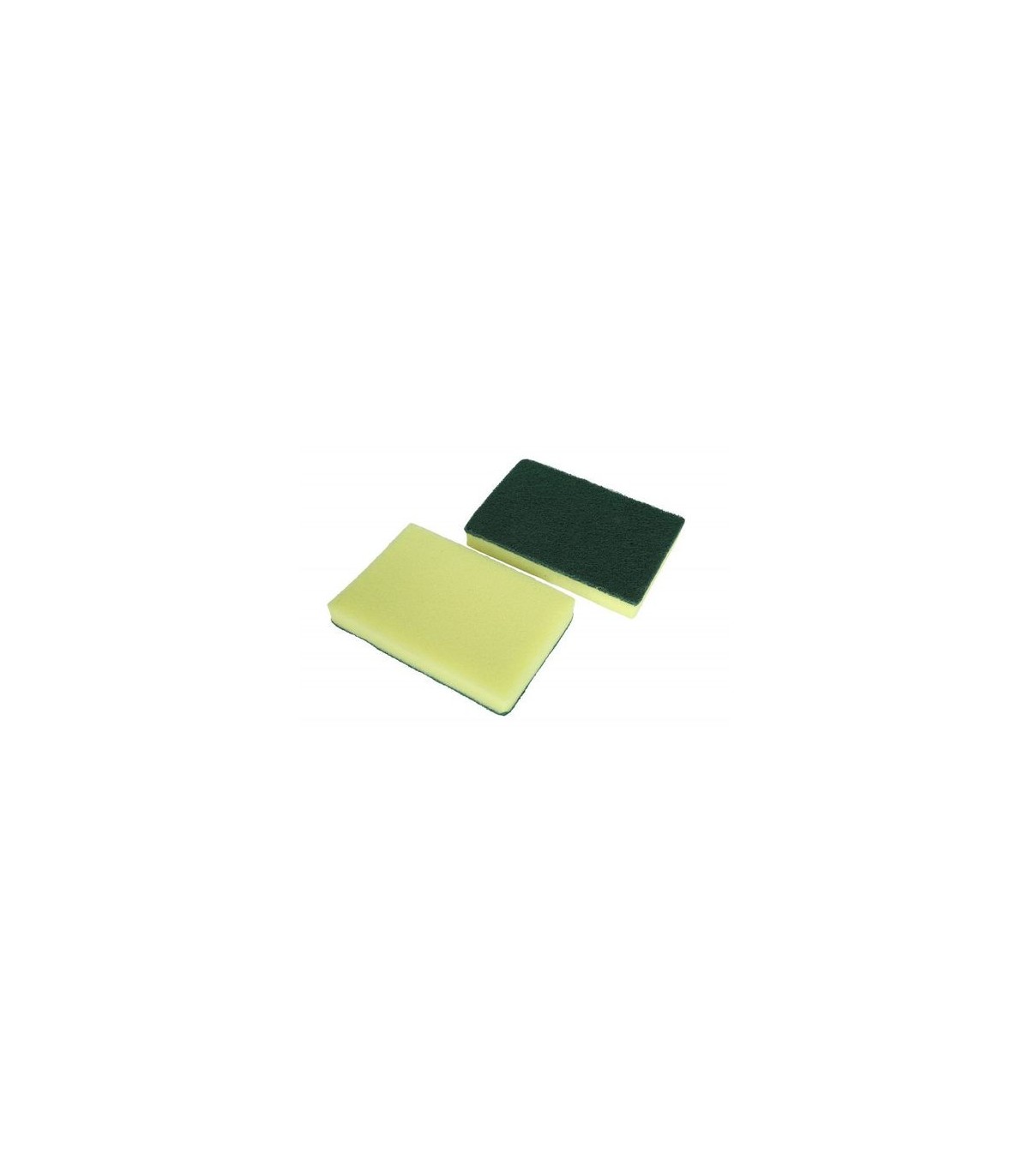 GLOBE 7003Sponge HD Foam Scrub 6x4" Bulk - Green/Yellow, Case: 50, Price by CS - 7003 -  - [unit price]
