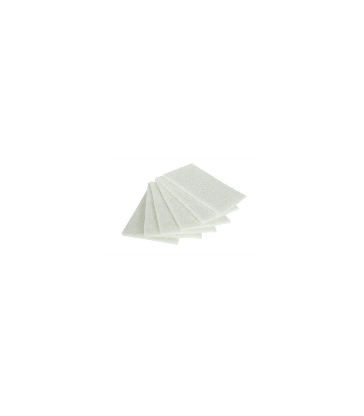 GLOBE 7007Pad - Scouring Pad LD 6x9" Bulk - White, Case: 100, Price by CS - 7007 -  - [unit price]