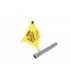 GLOBE 7114Safety Pop-Up Cone w/Storage Tube - Yellow, Case: 1, Price by EA - 7114 -  - [unit price]