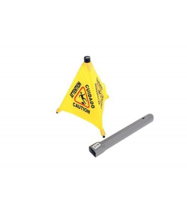 GLOBE 7114Safety Pop-Up Cone w/Storage Tube - Yellow, Case: 1, Price by EA - 7114 -  - [unit price]