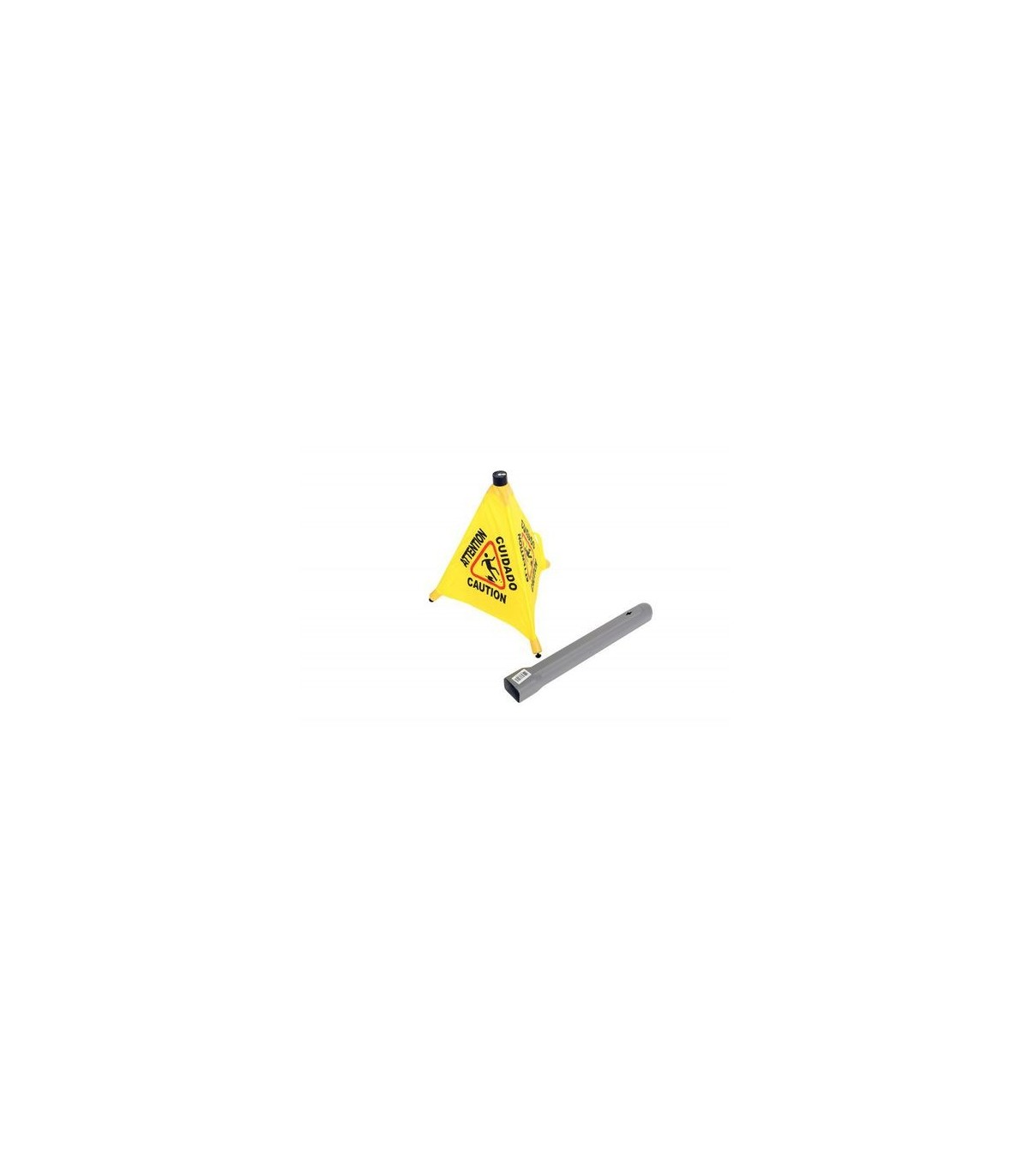 GLOBE 7114Safety Pop-Up Cone w/Storage Tube - Yellow, Case: 1, Price by EA - 7114 -  - [unit price]