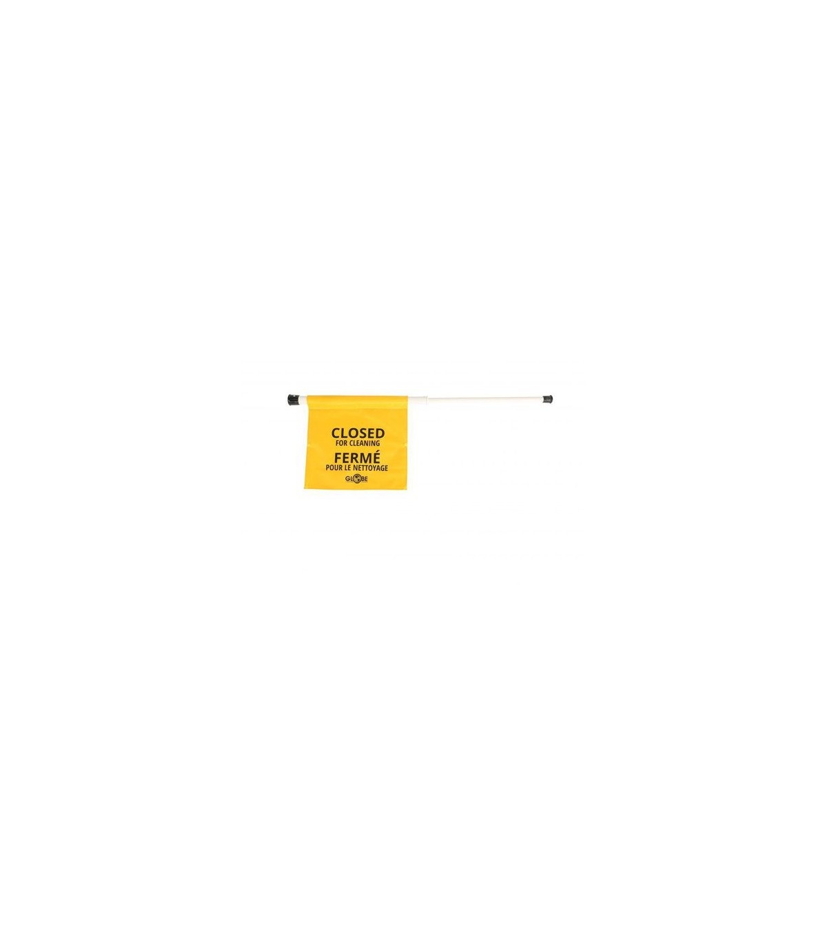 GLOBE 7115Safety -Closed For Cleaning Sign English/French-Yellow, Case: 12, Price by EA - 7115 -  - [unit price]