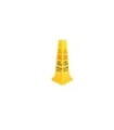 GLOBE 7200Safety Cone "Caution Wet Floor" 26" Eng/Fre- Yellow, Case: 6, Price by EA