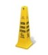 GLOBE 7201Safety Cone "Caution Wet Floor" 36" Eng/Fre- Yellow, Case: 6, Price by EA - 7201 -  - [unit price]