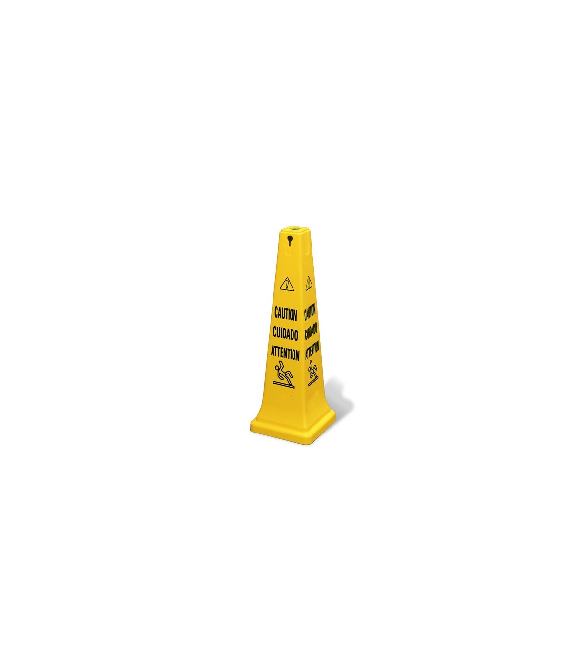 GLOBE 7201Safety Cone "Caution Wet Floor" 36" Eng/Fre- Yellow, Case: 6, Price by EA - 7201 -  - [unit price]