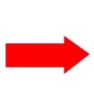 GLOBE 7254OBS: Floor Decals - 12x4" Directional Arrows - Red, Case: 1, Price by EA