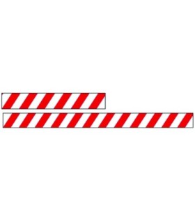 GLOBE 7256OBS: Floor Decals - 4x48" Line-Up - Red, Case: 1, Price by EA - 7256 -  - [unit price]