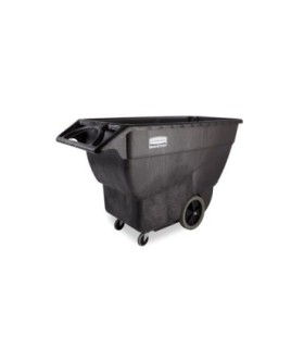 Rubbermaid FG101100BLA Truck - Tilt S-Foam U-Duty 600lb/0.75cuyd - Black, Price Per EA - FG101100BLA -  - [unit price]