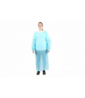 GLOBE 7780Gown - PP Isolation w/Elastic Cuff - Large - Blue, Case: 100, Price by CS - 7780 -  - [unit price]