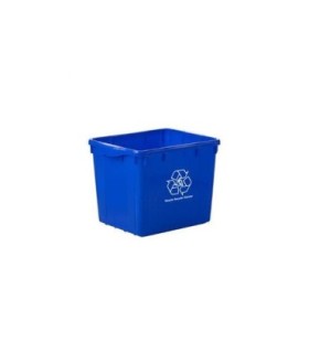 GLOBE 9300Container - Recycling Bin 16G - 19x15x15" - Blue, Case: 1, Price by EA - 9300 -  - [unit price]
