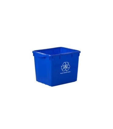 GLOBE 9300Container - Recycling Bin 16G - 19x15x15" - Blue, Case: 1, Price by EA - 9300 -  - [unit price]