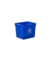 GLOBE 9300Container - Recycling Bin 16G - 19x15x15" - Blue, Case: 1, Price by EA