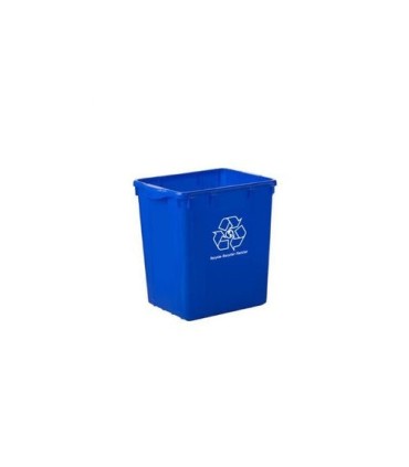 GLOBE 9301Container - Recycling Bin 22G - 19x15x21" - Blue, Case: 1, Price by EA - 9301 -  - [unit price]