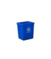 GLOBE 9301Container - Recycling Bin 22G - 19x15x21" - Blue, Case: 1, Price by EA