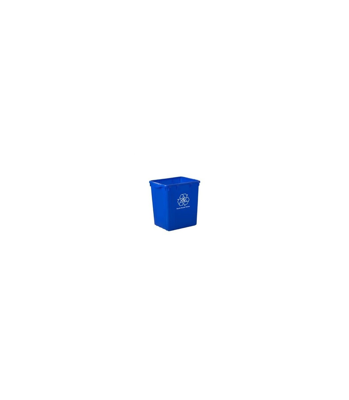GLOBE 9301Container - Recycling Bin 22G - 19x15x21" - Blue, Case: 1, Price by EA - 9301 -  - [unit price]
