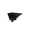 Rubbermaid FG102542BLA SOP: Truck - Tilt S-Duty Forkliftable 1500lb/1.5cuyd-Blk, Price Per EA