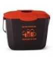 GLOBE 9309Container - Collection Bin Battery - Black/Red, Case: 1, Price by EA