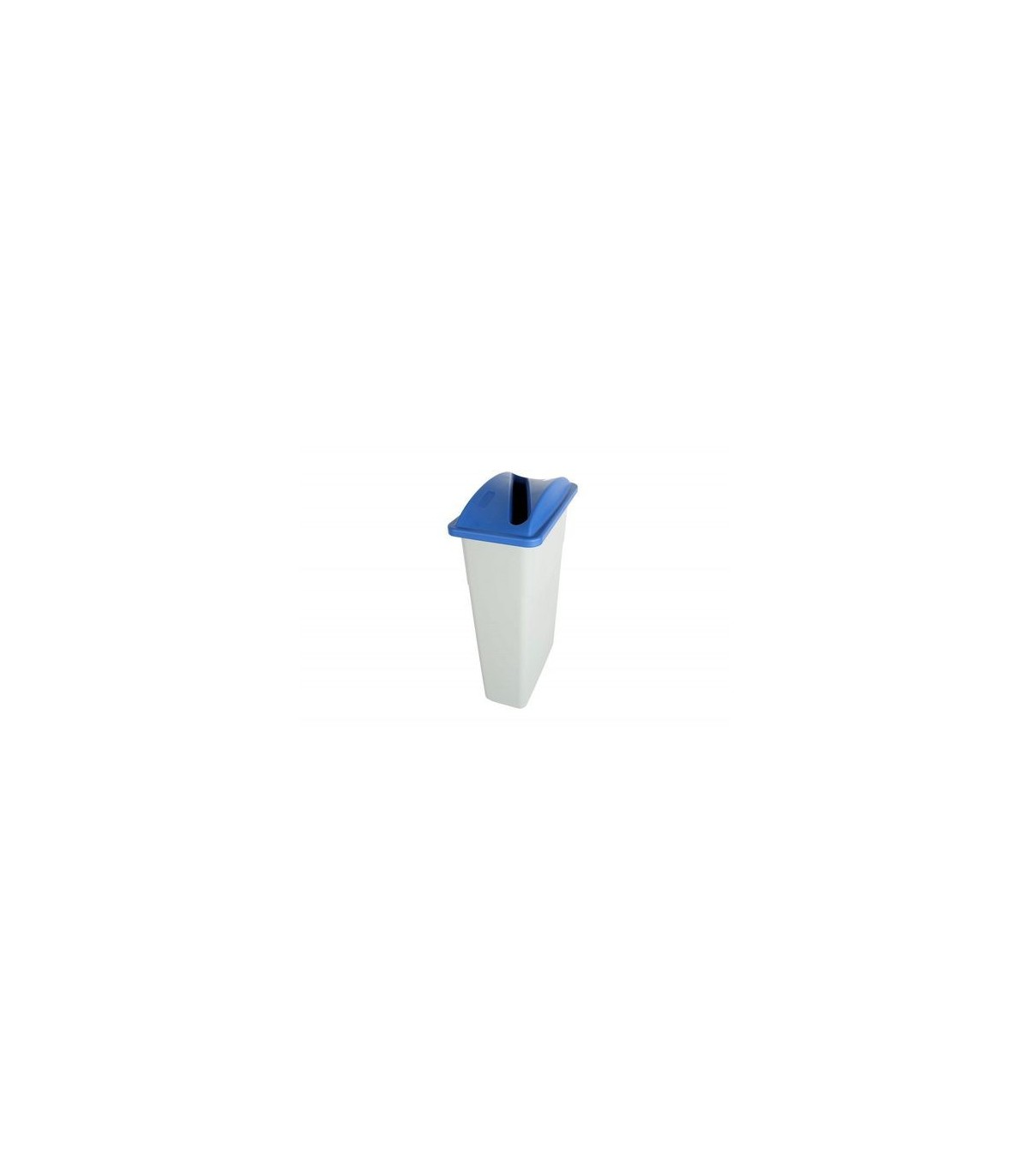 GLOBE 9501Container - Slim Lid - Paper Slot - Blue, Case: 6, Price by EA - 9501 -  - [unit price]
